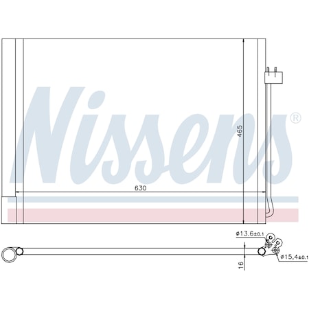 Nissen Nissens Condenser, 940058 940058